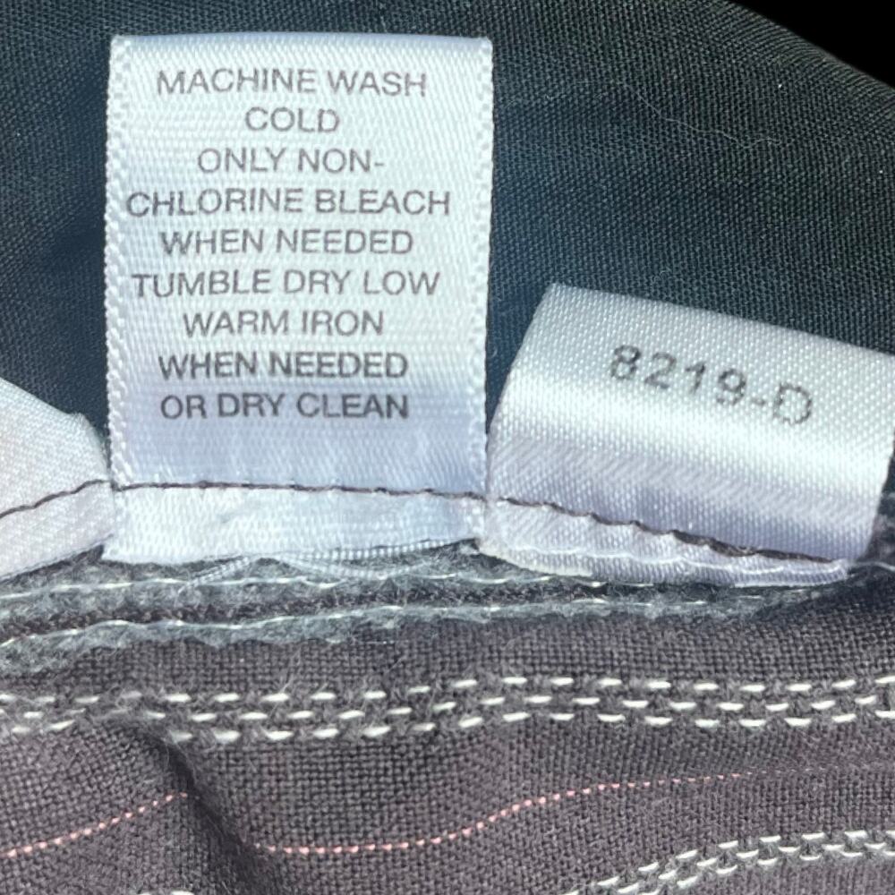 Loft Pants Womens Size 4 Brown with White and Orange Stripes - Picture 6 of 6